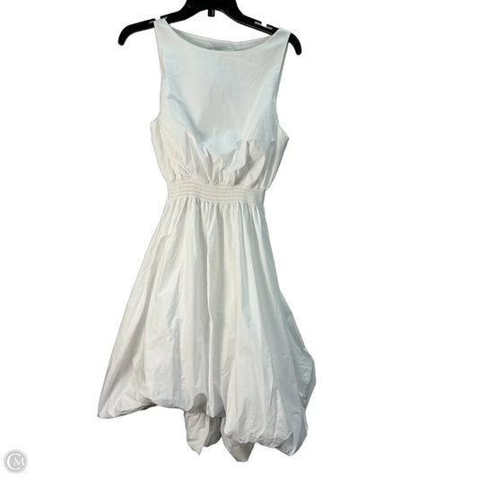 Dress Casual Midi By Trina Turk In White, Size: M