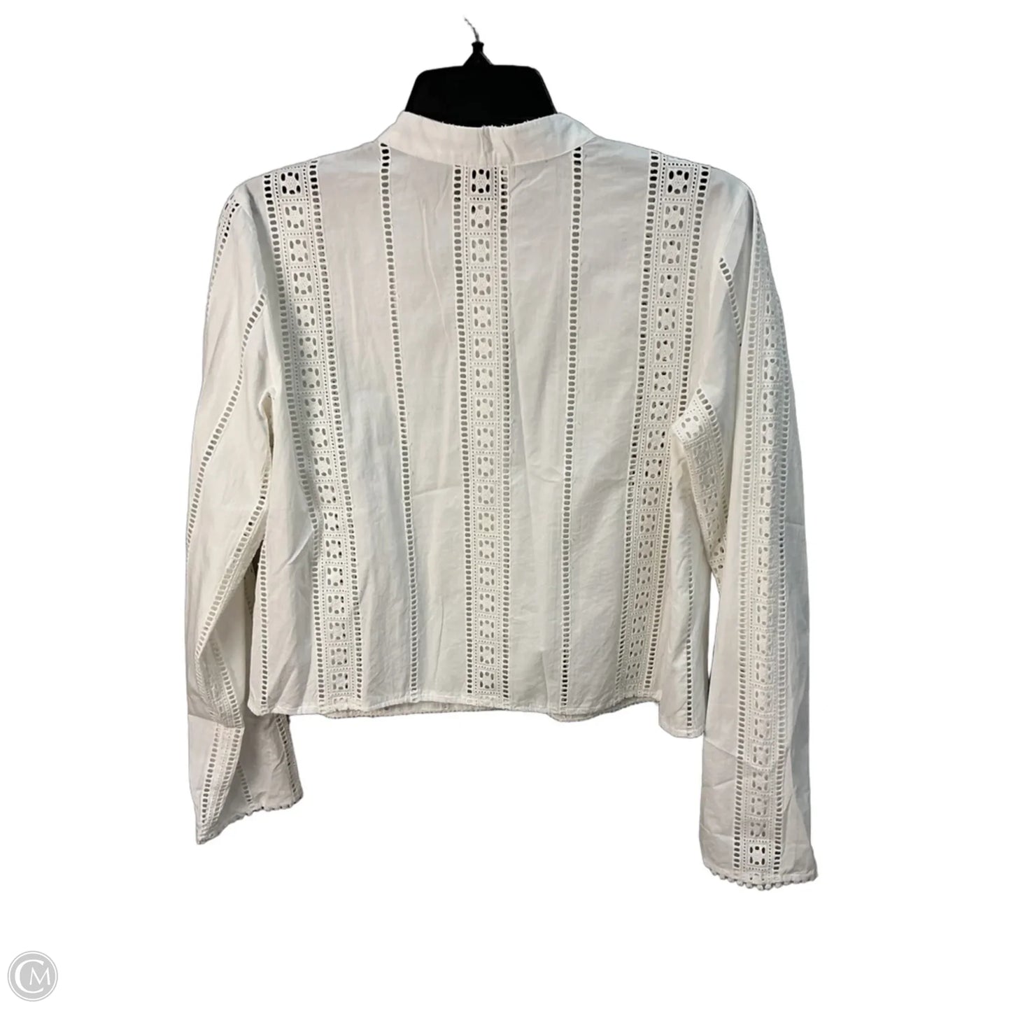 Top Long Sleeve By Industry In Cream, Size: M