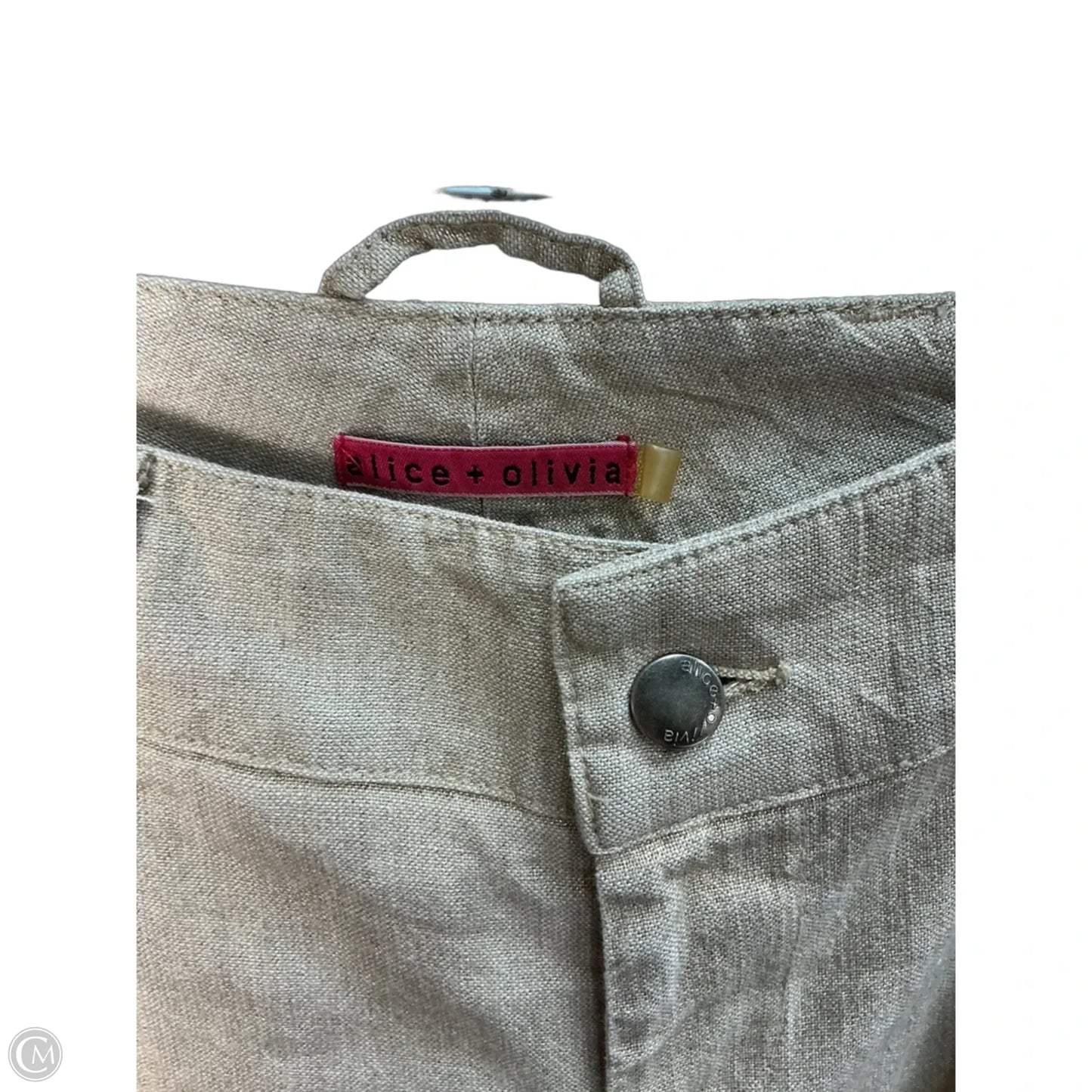 Pants Designer By Alice + Olivia In Tan, Size: 0
