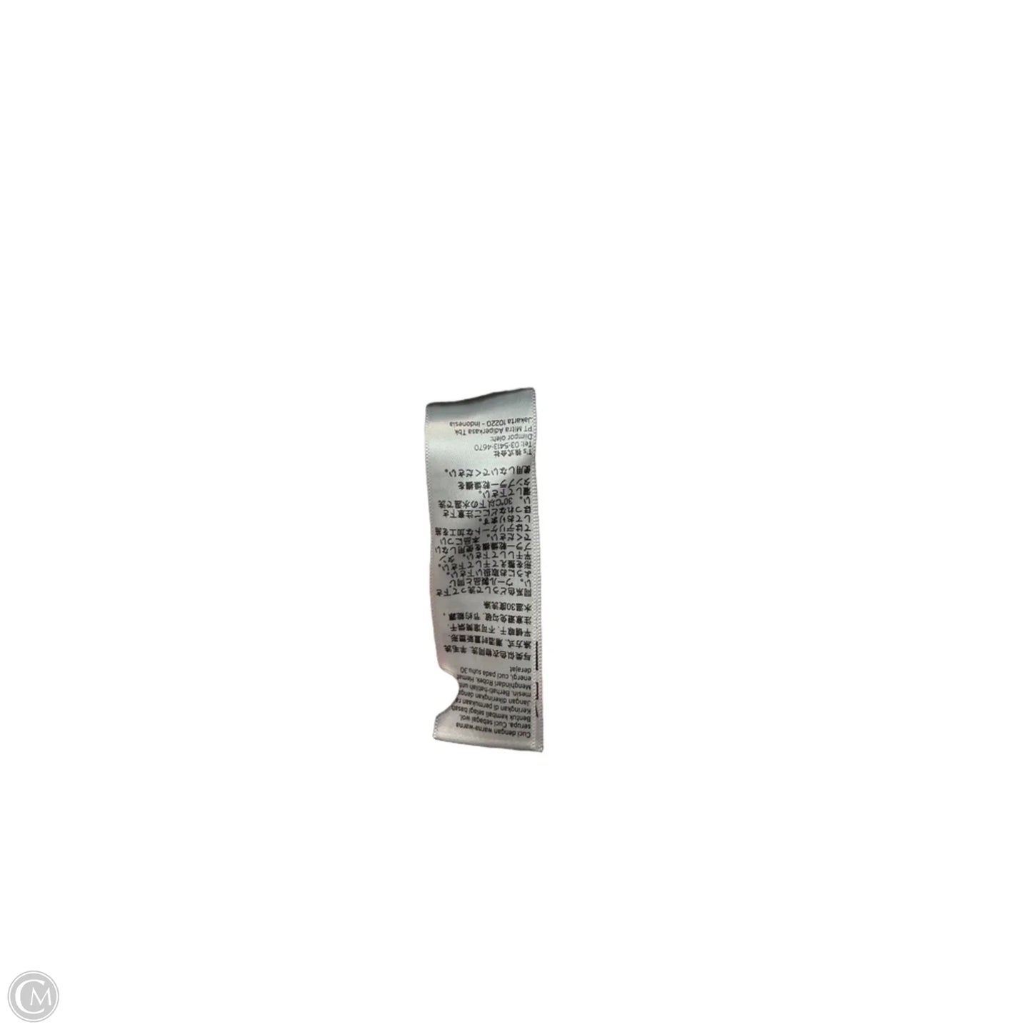 Top Sleeveless By Topshop In Silver, Size: M