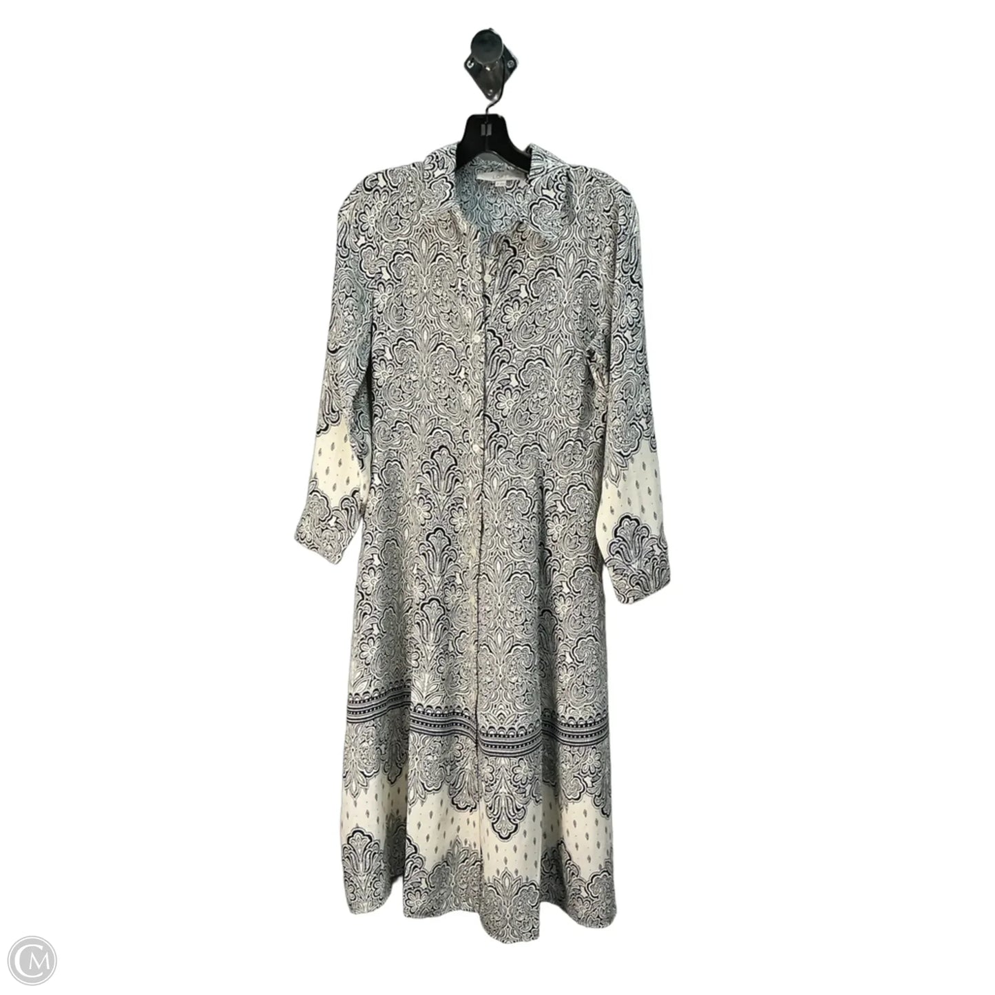 Dress Casual Maxi By Loft In Cream, Size: S