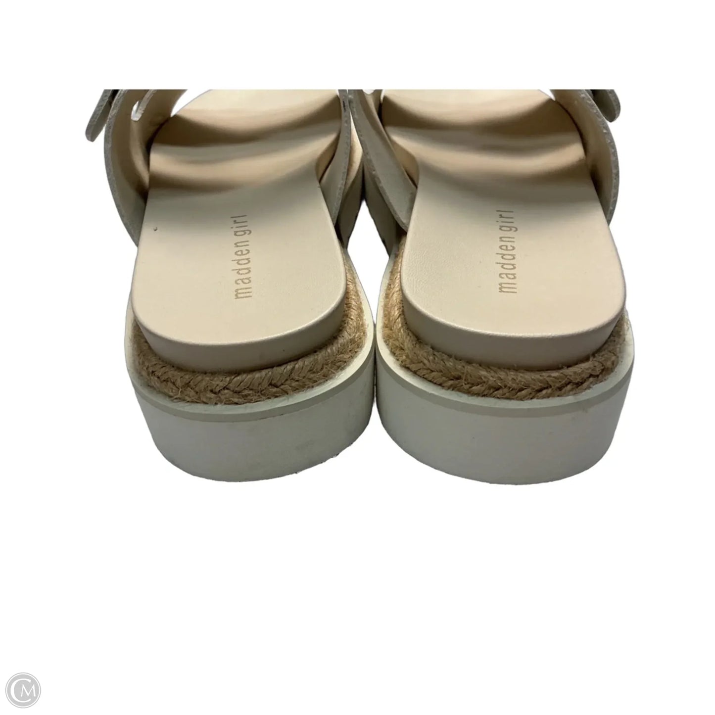 Sandals Flats By Madden Girl In White, Size: 7