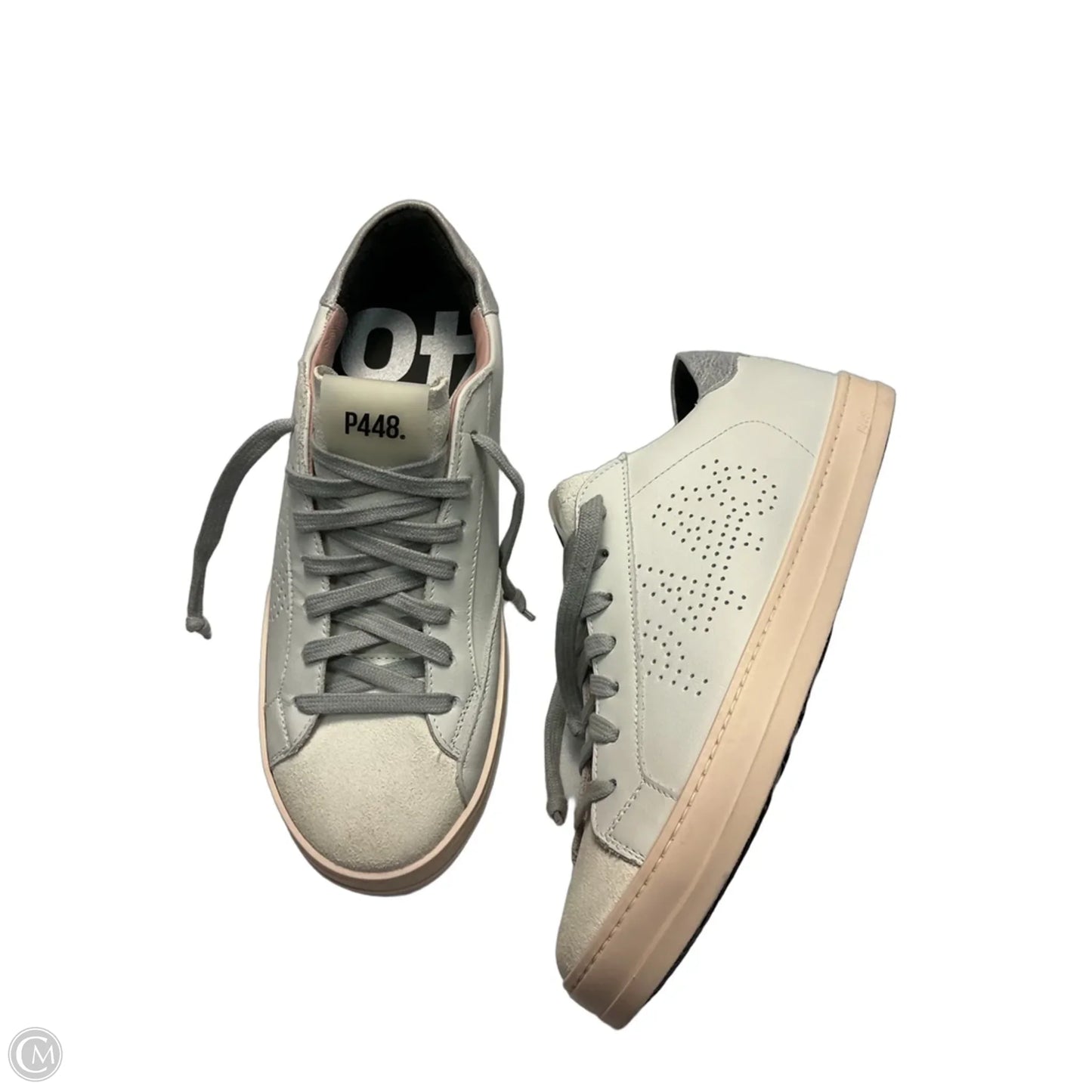 Shoes Sneakers By P448 In Cream, Size: 8.5