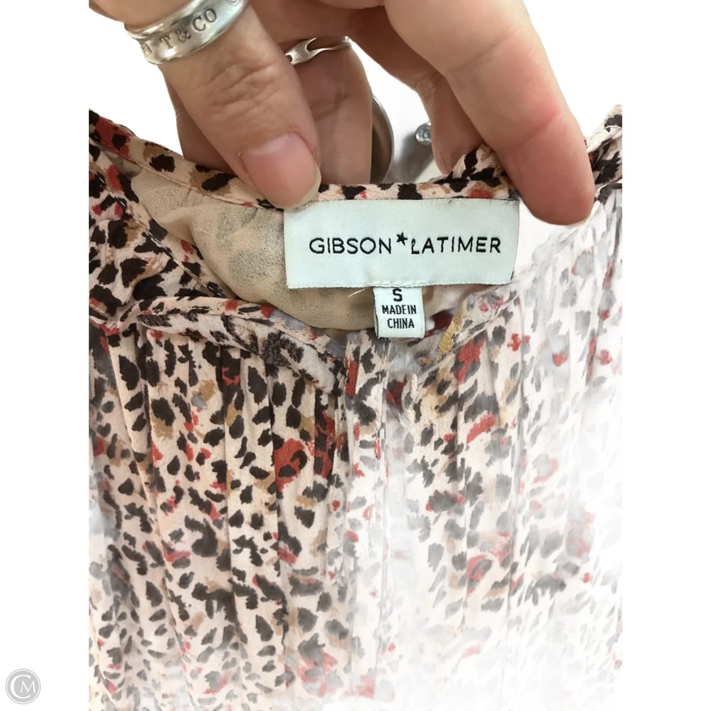 Dress Casual Maxi By Gibson And Latimer In Animal Print, Size: S