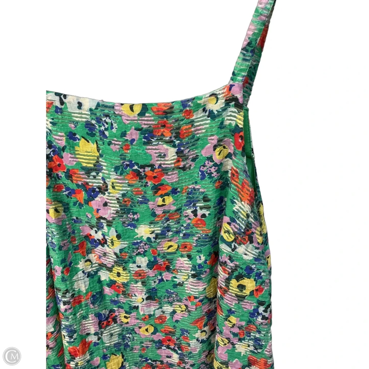 Top Sleeveless By Maeve In Green, Size: L