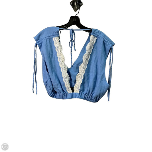 Top Sleeveless By Wayf In Blue, Size: Xl