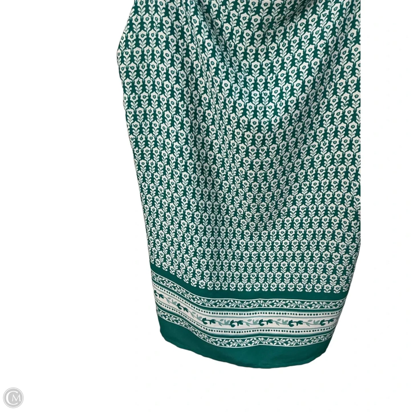 Top Sleeveless By Loft In Green, Size: M