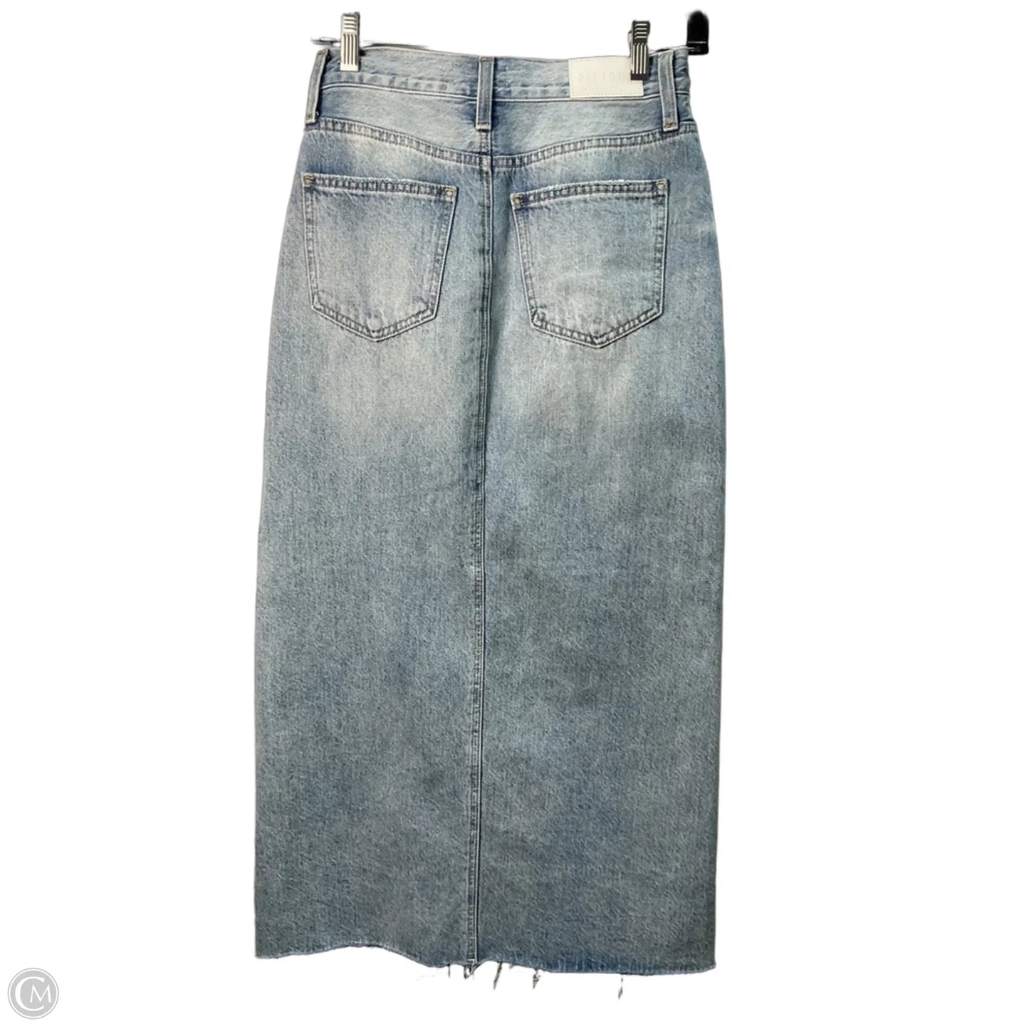 Skirt Maxi By Pistola In Blue Denim, Size: 2