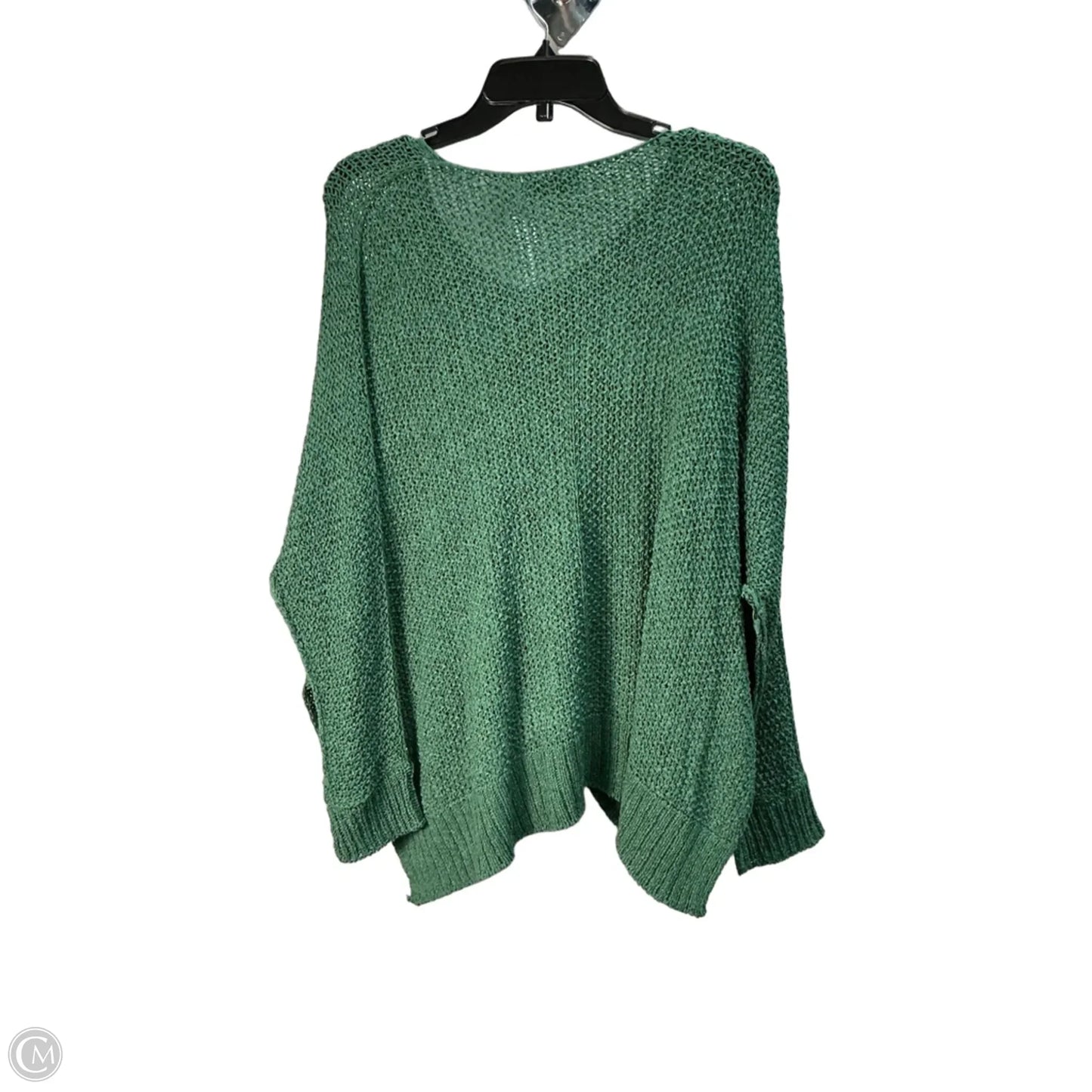 Top Long Sleeve By Zenana In Green, Size: S