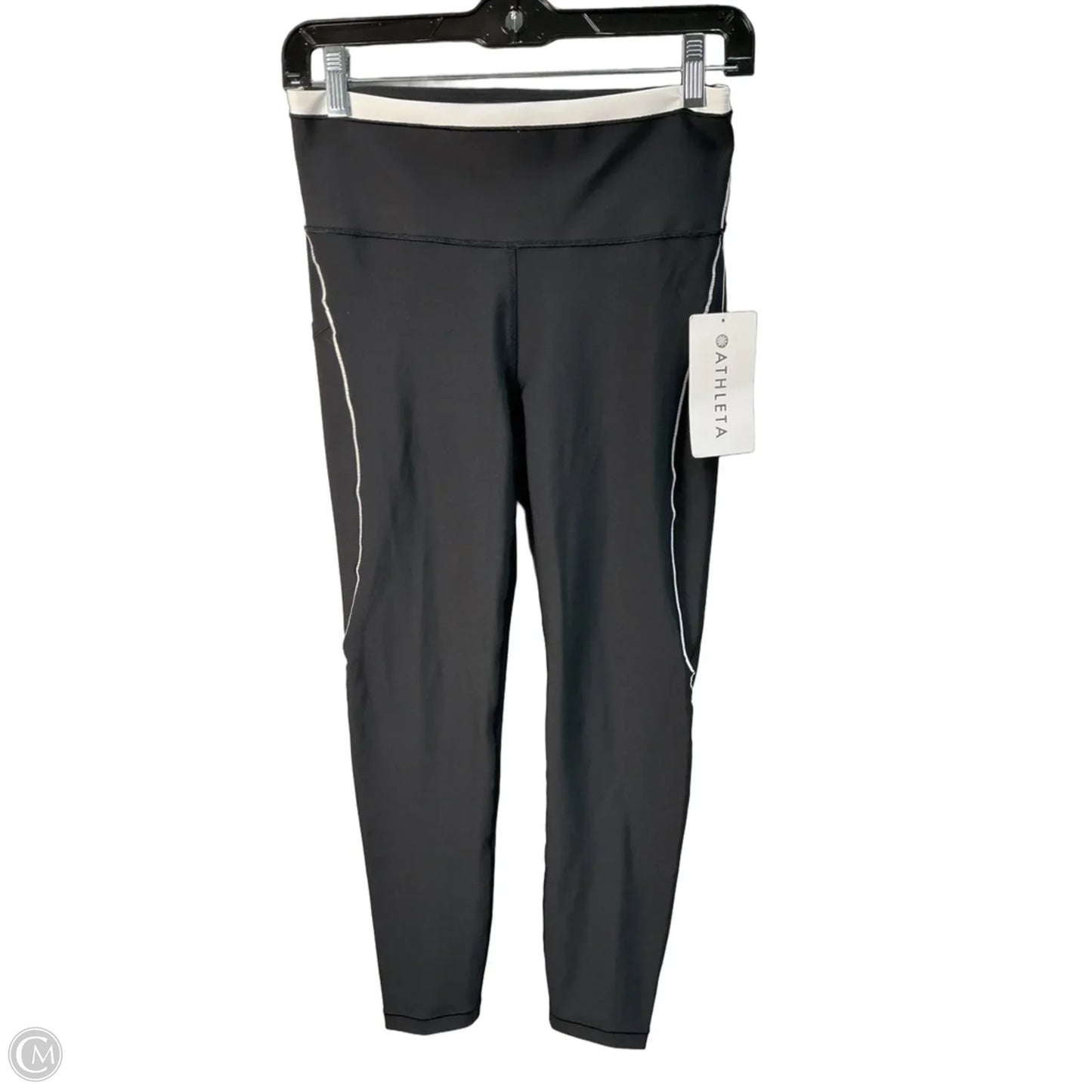 Athletic Leggings By Athleta In Black & White, Size: M