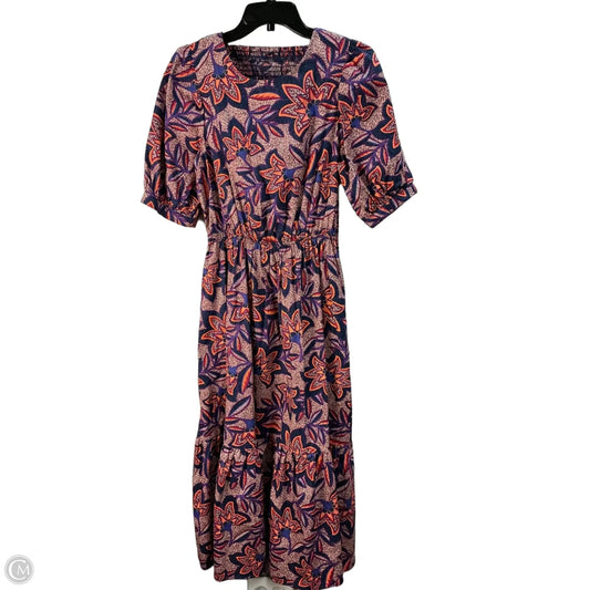 Dress Party Long By Evereve In Floral Print, Size: S