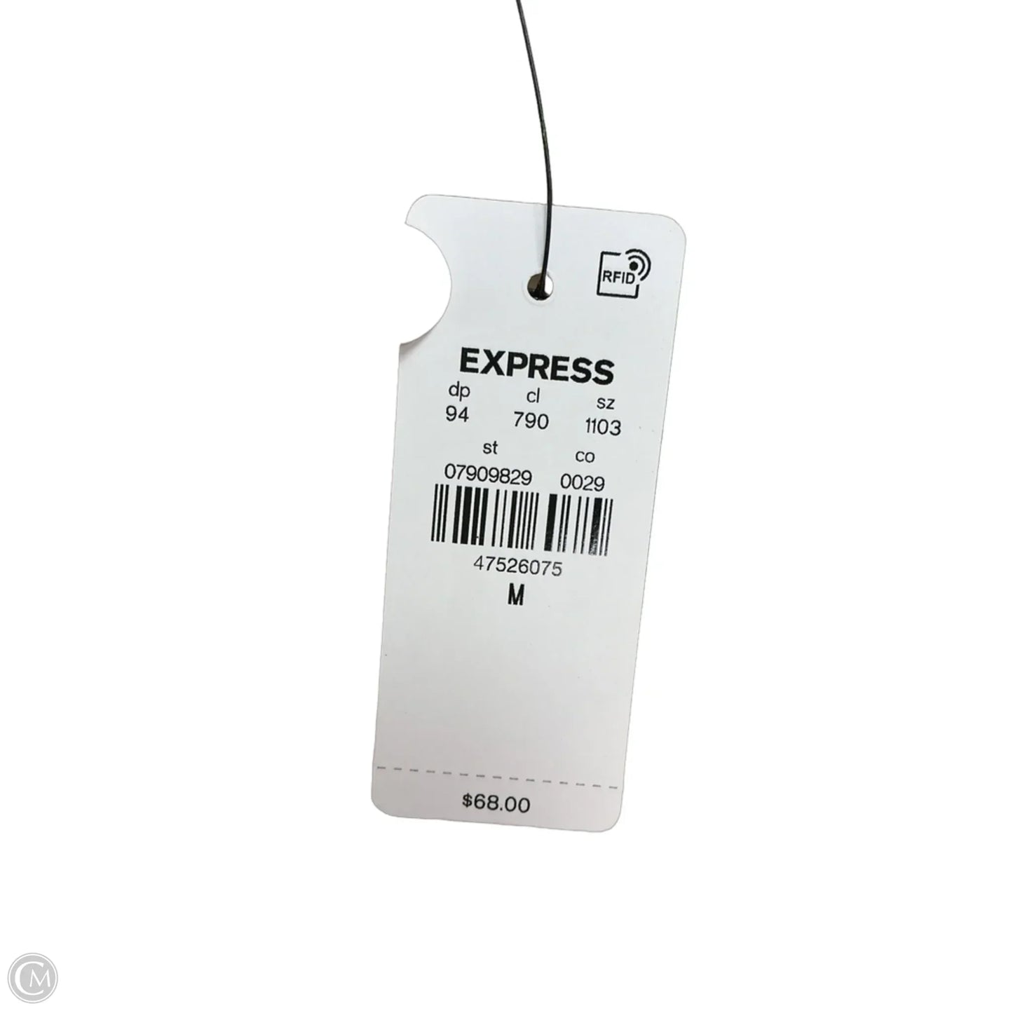 Dress Party Short By Express In Cream & Green, Size: M