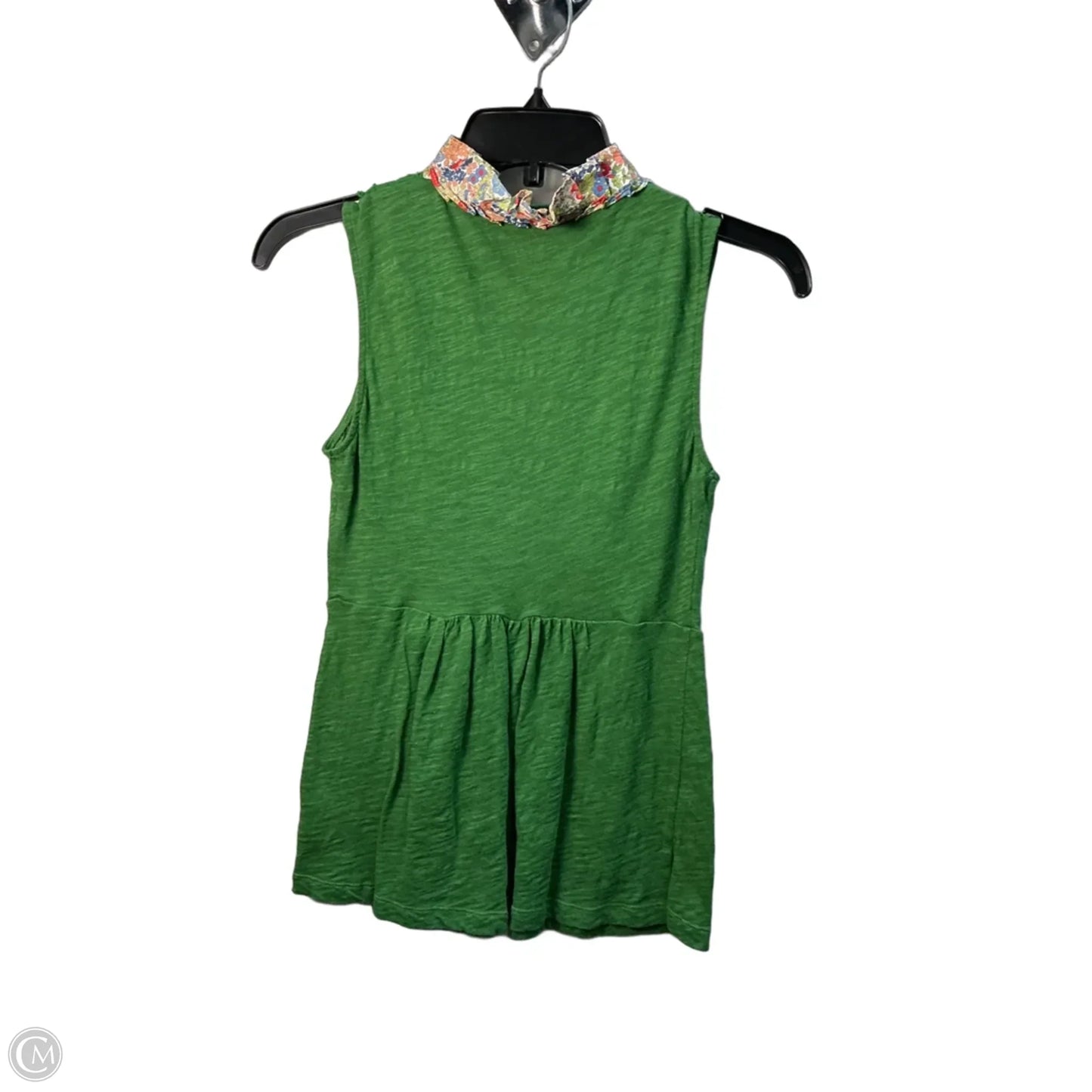 Top Sleeveless By Deletta In Green, Size: Xs