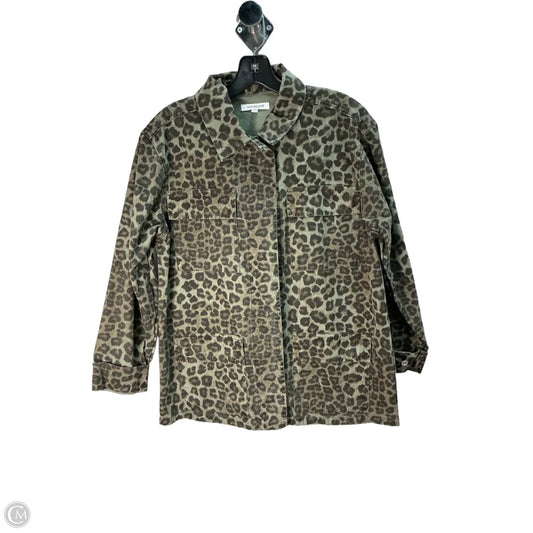 Jacket Other By Good American In Animal Print, Size: M