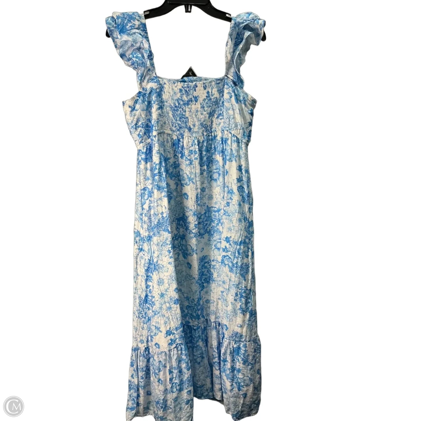 Dress Party Midi By Altard State In Blue & White, Size: S
