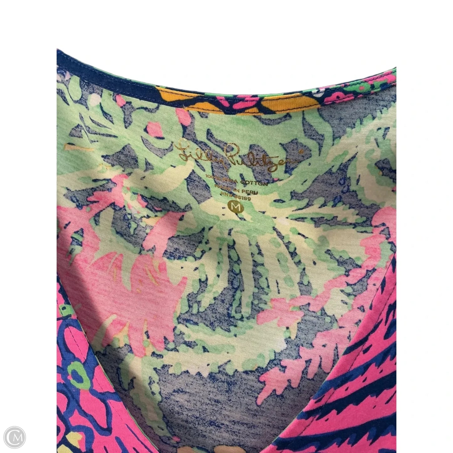 Dress Designer By Lilly Pulitzer In Blue & Pink, Size: M