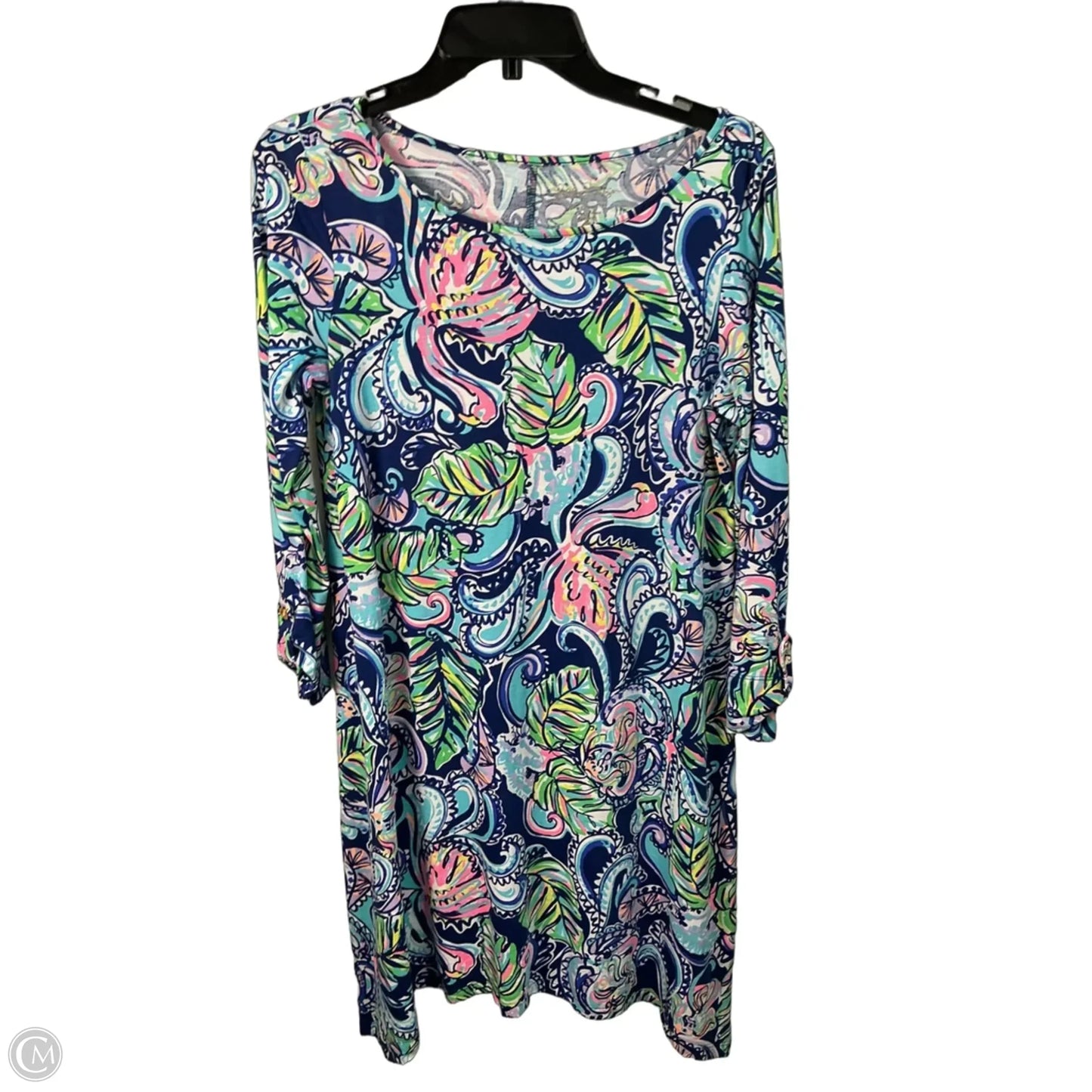 Dress Designer By Lilly Pulitzer In Blue & Green, Size: S