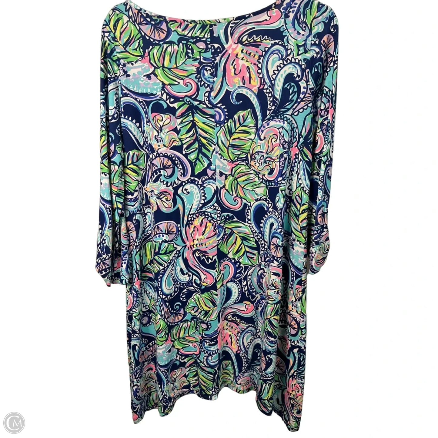 Dress Designer By Lilly Pulitzer In Blue & Green, Size: S