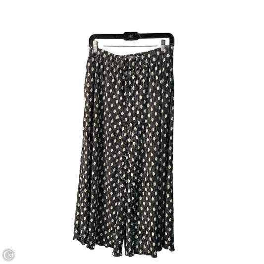 Pants Cropped By Anthropologie In Black & Cream, Size: 4
