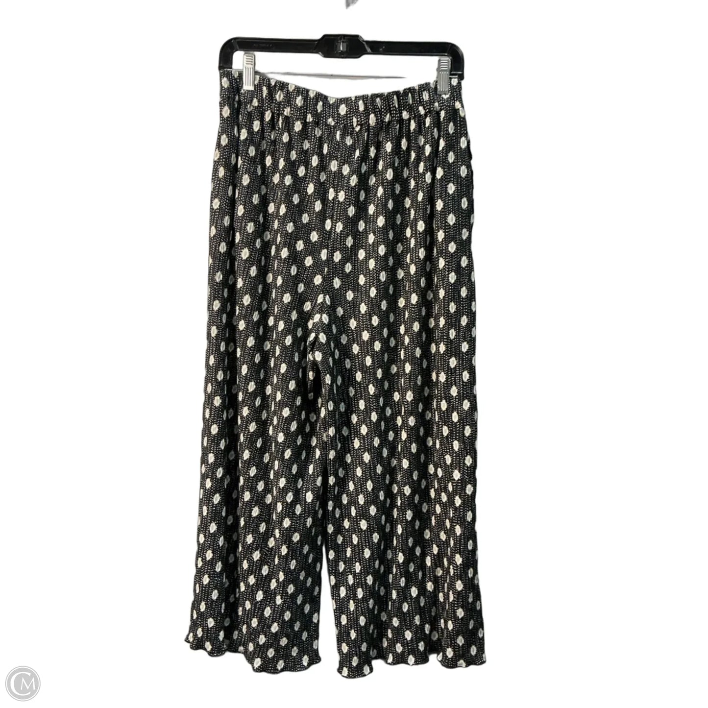 Pants Cropped By Anthropologie In Black & Cream, Size: 4