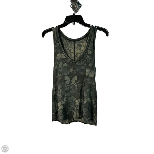 Top Sleeveless Basic By Lululemon In Black & Green, Size: M