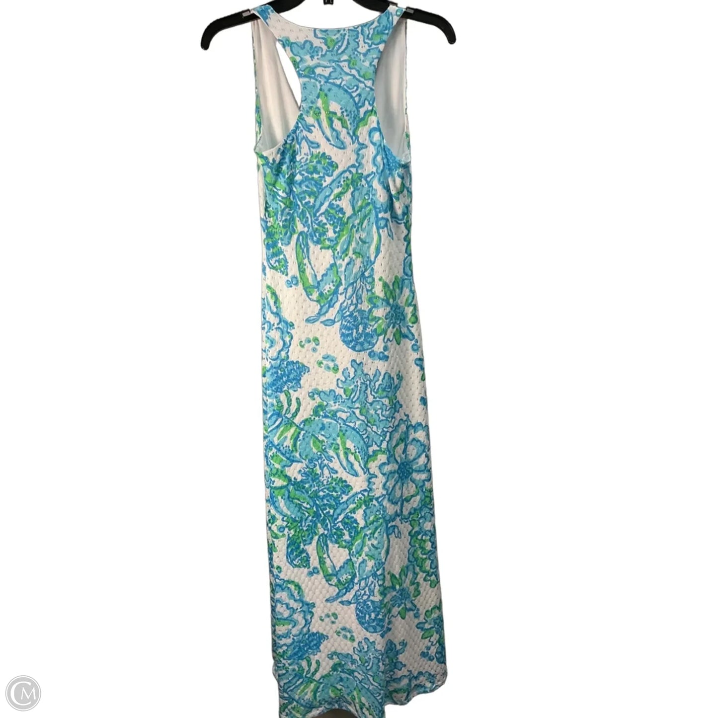 Dress Designer By Lilly Pulitzer In Blue & Green, Size: Xs