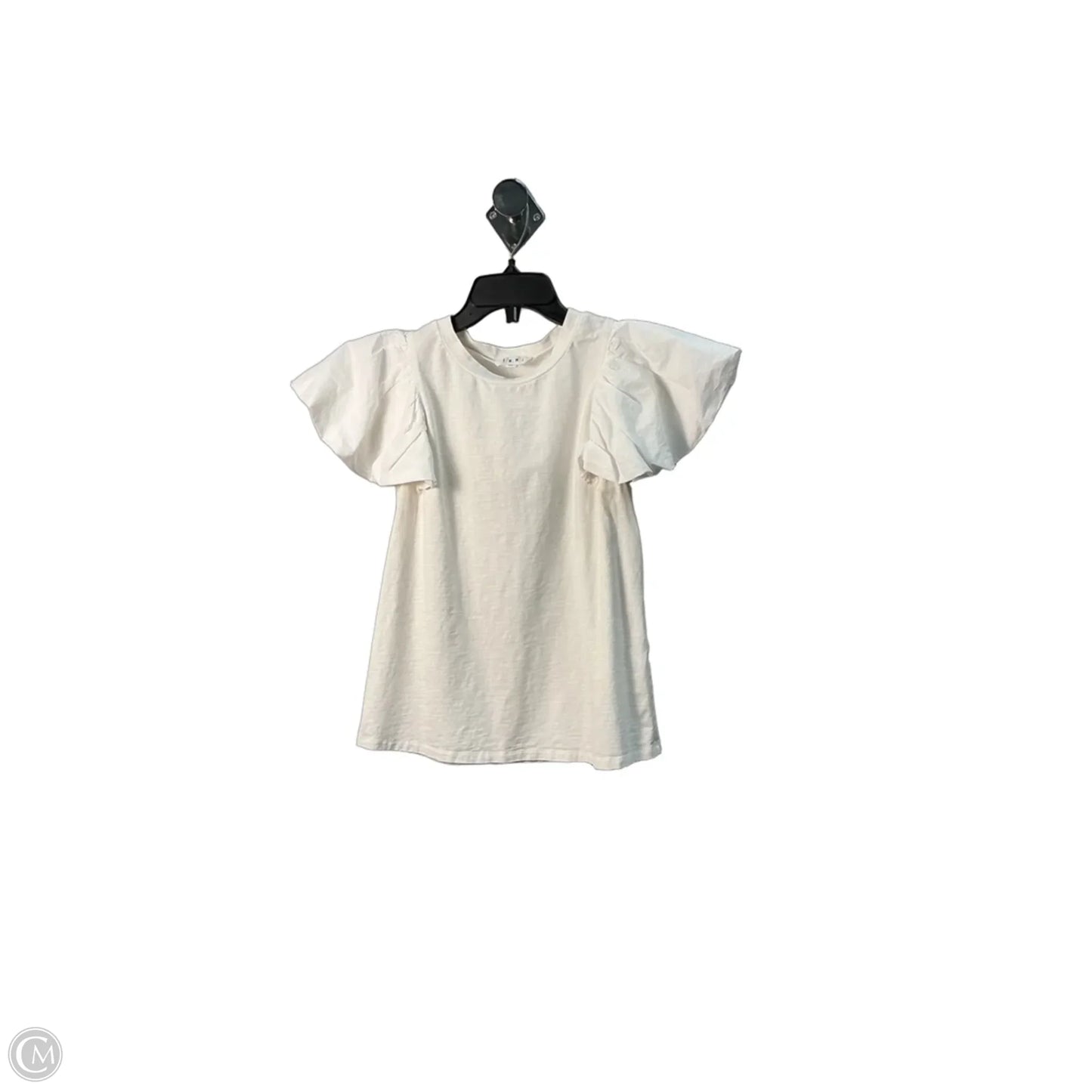 Top Short Sleeve By Thml In White, Size: Xs