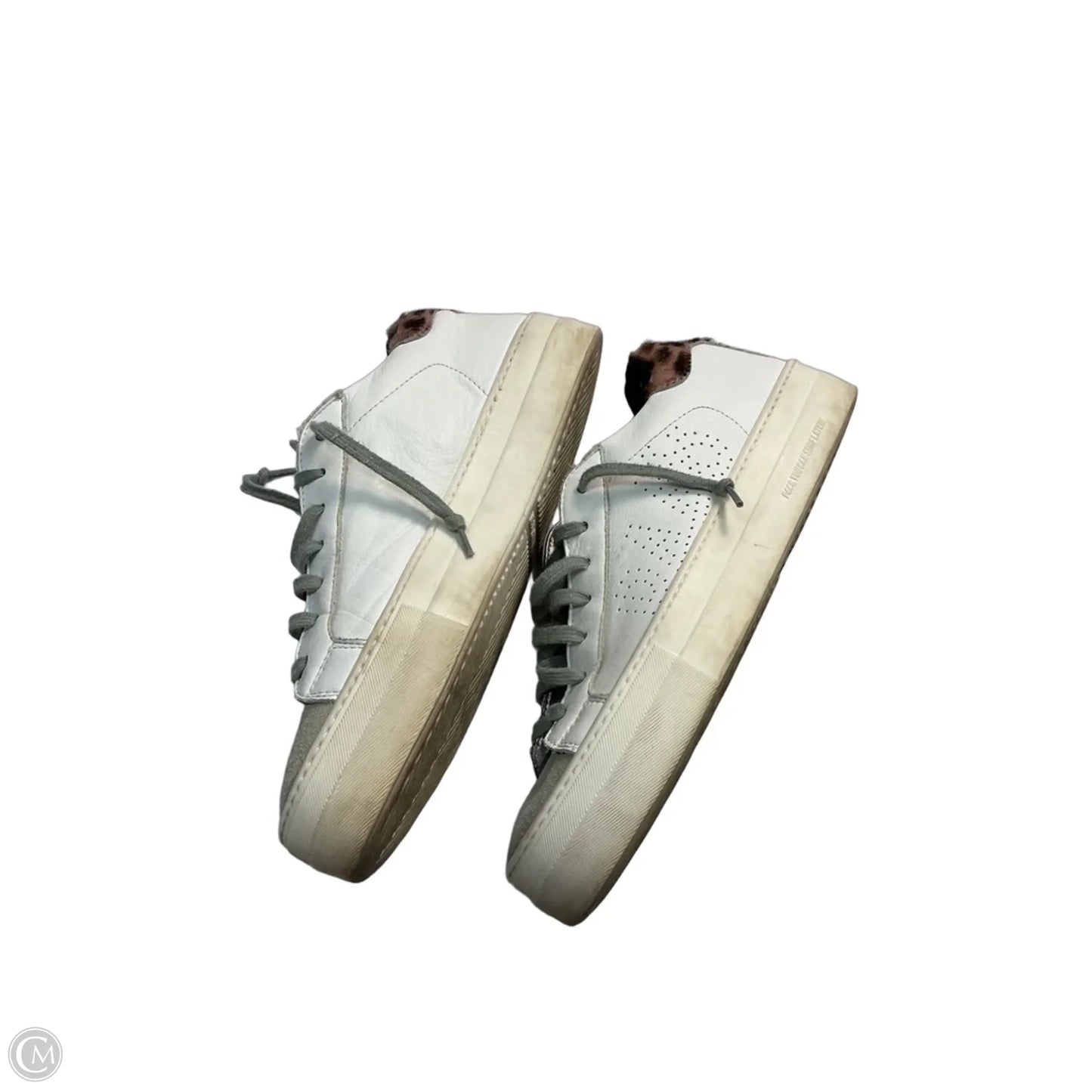 Shoes Sneakers By P448 In Grey & White, Size: 10