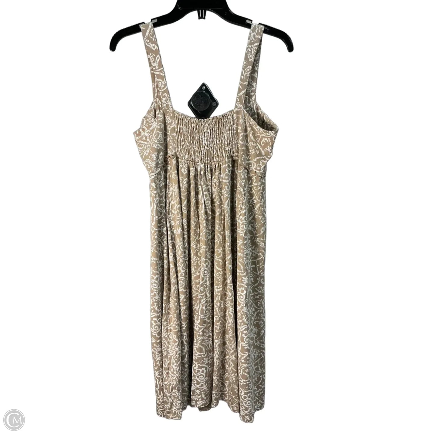 Dress Casual Short By Fresh Produce In Beige, Size: M