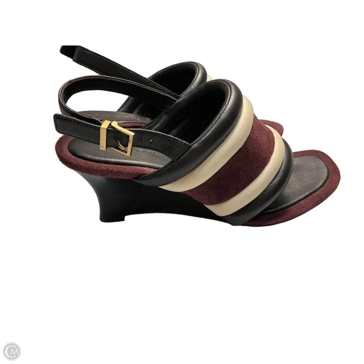 Shoes Designer By Tory Burch In Brown & Purple, Size: 6.5
