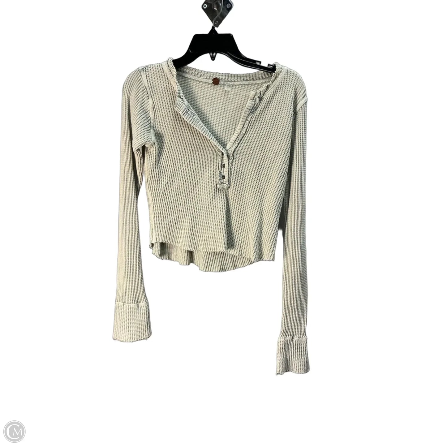 Top Long Sleeve By Free People In Green, Size: Xs