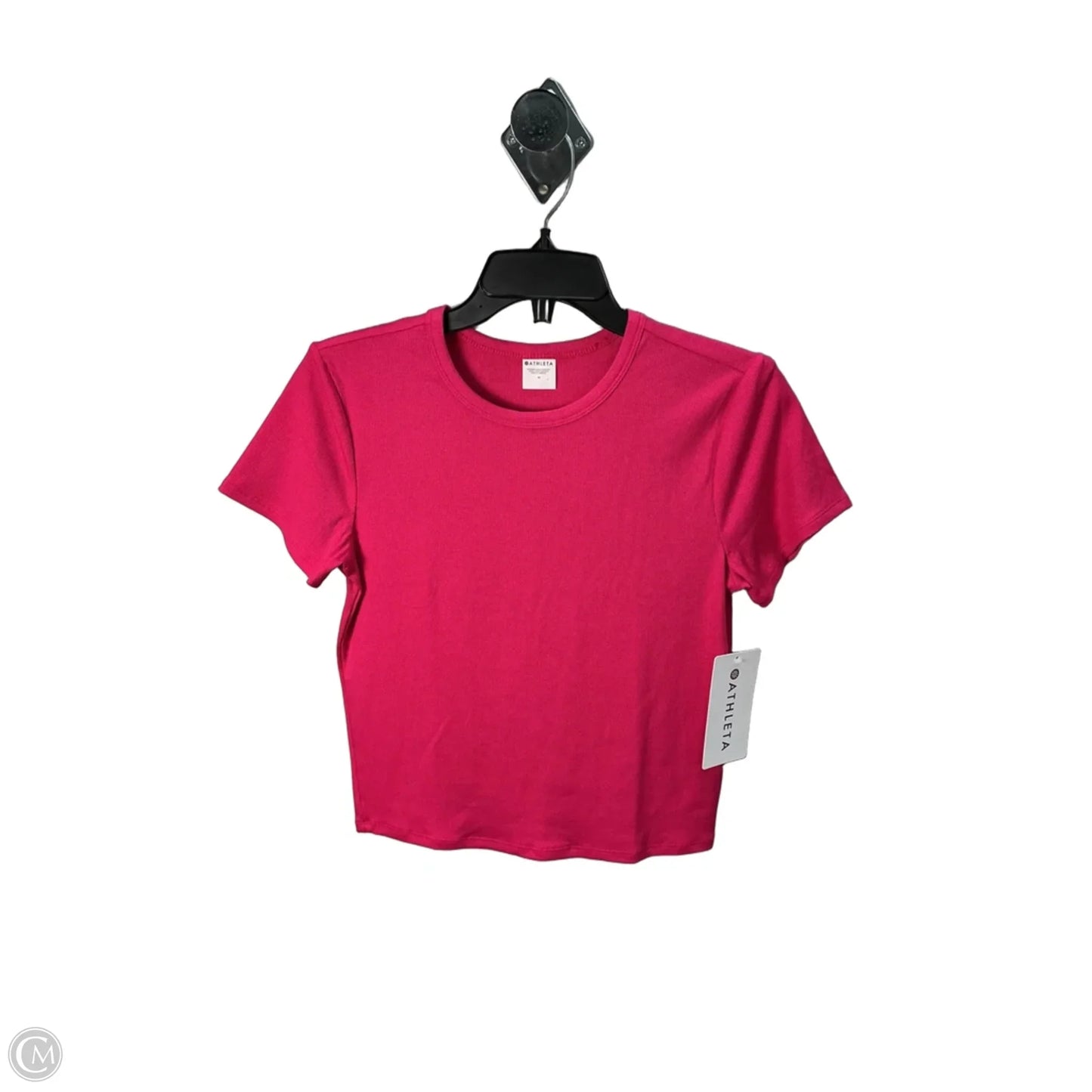 Top Short Sleeve Basic By Athleta In Pink, Size: M