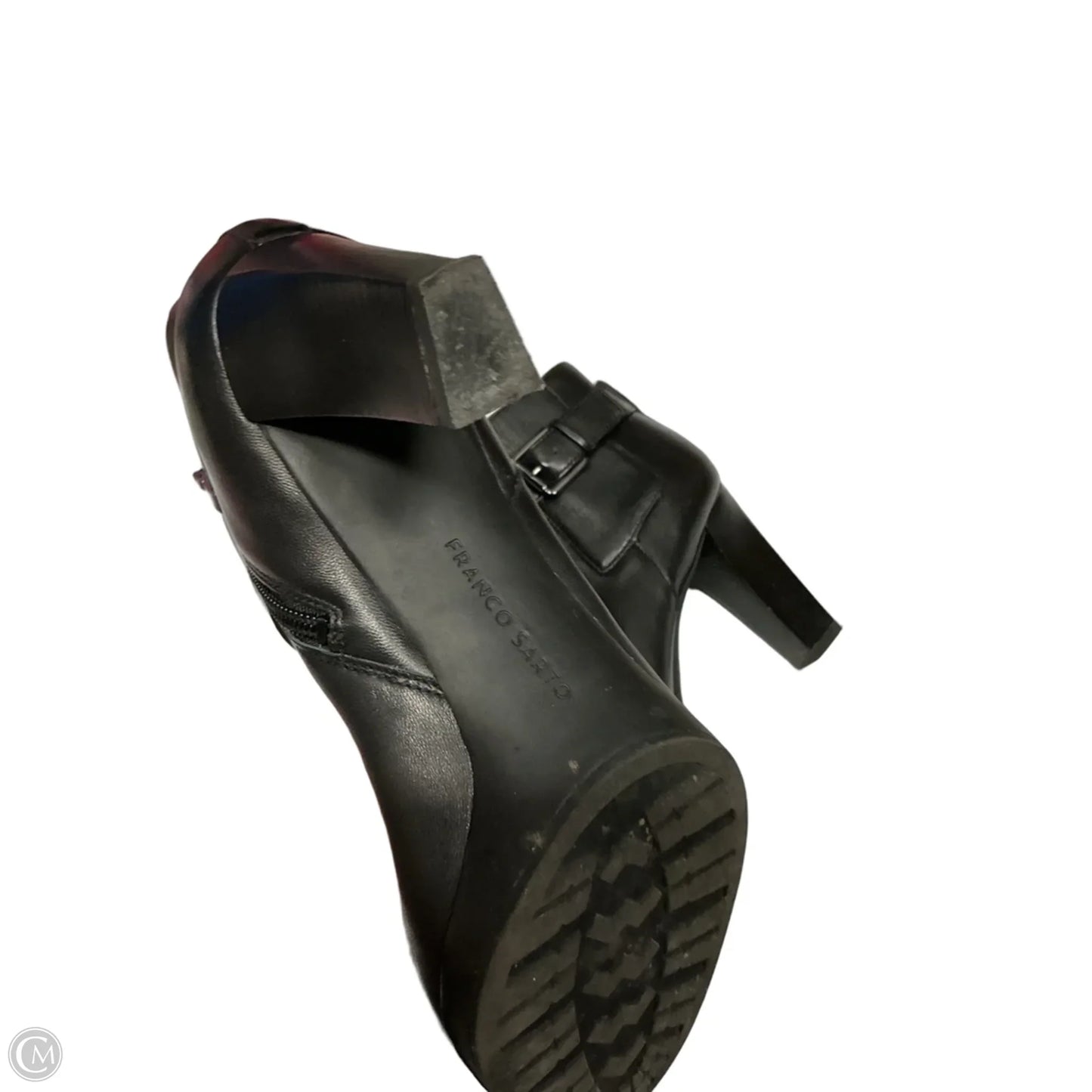 Boots Ankle Heels By Franco Sarto In Black, Size: 8.5