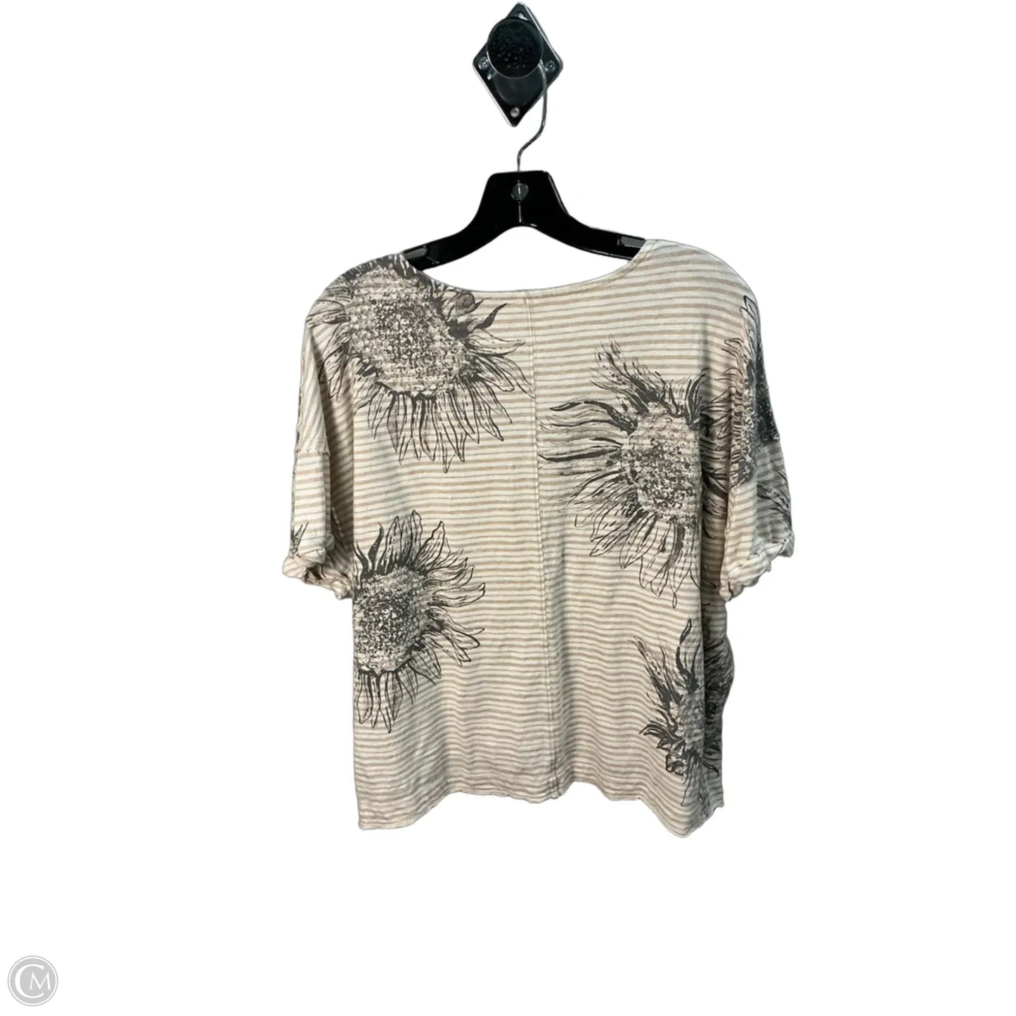 Top Short Sleeve By Pilcro In Beige, Size: S