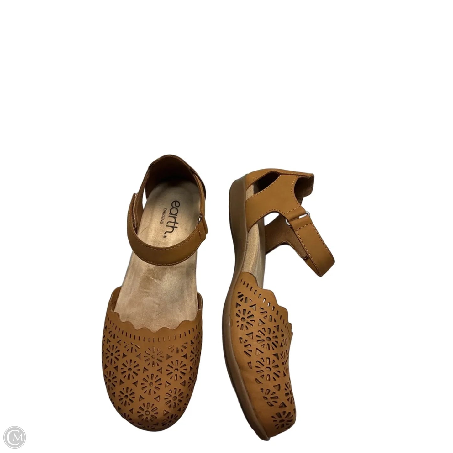 Sandals Flats By Earth In Beige, Size: 7