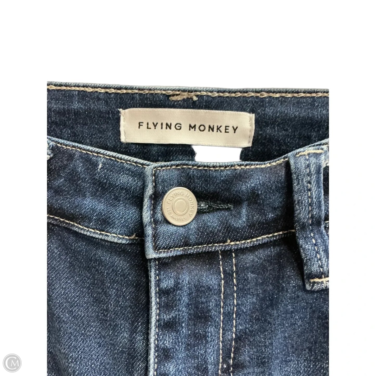 Jeans Straight By Flying Monkey In Blue, Size: 6