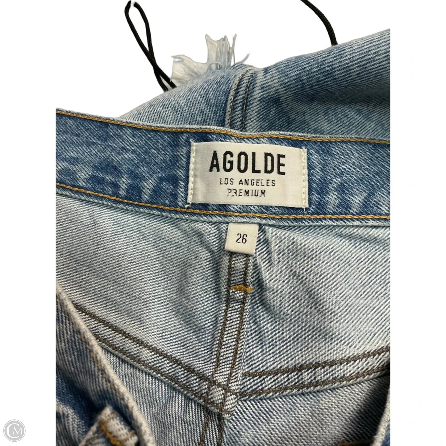 Shorts By Agolde In Blue Denim, Size: 4