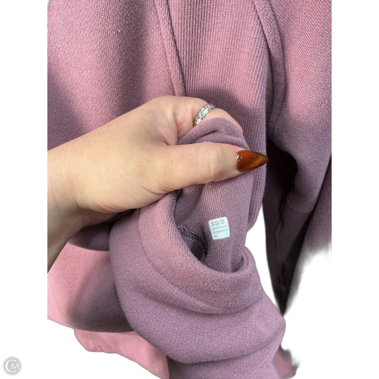 Sweatshirt Collar By Lululemon In Purple, Size: M