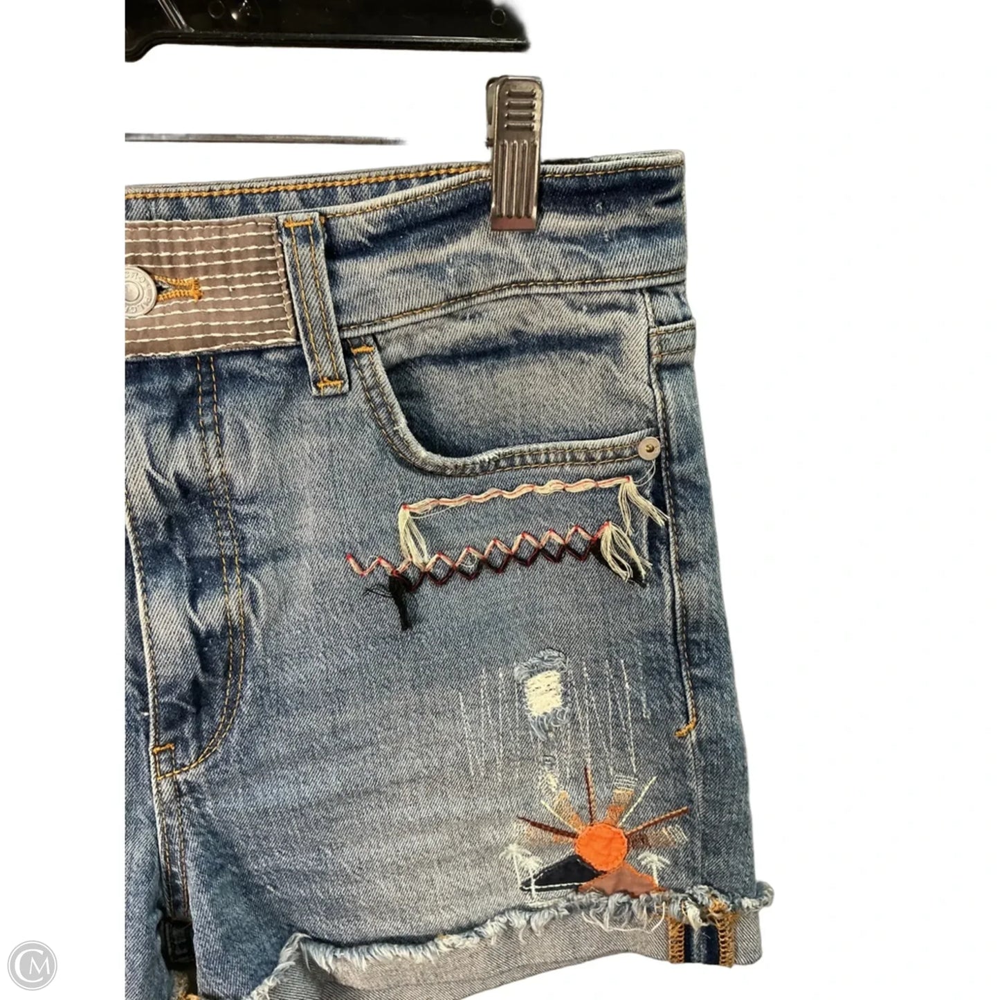 Shorts By Pilcro In Blue Denim, Size: 4