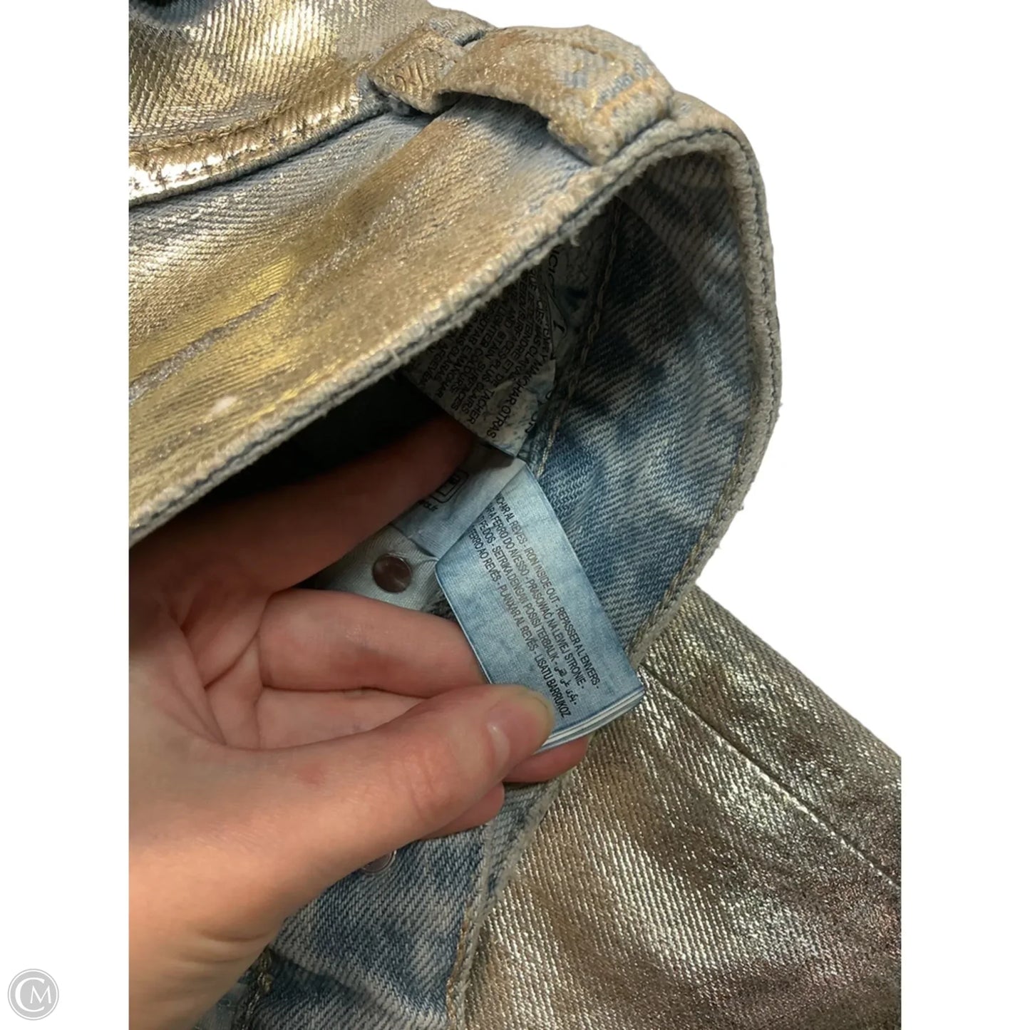 Jeans Boot Cut By Zara In Silver, Size: 0