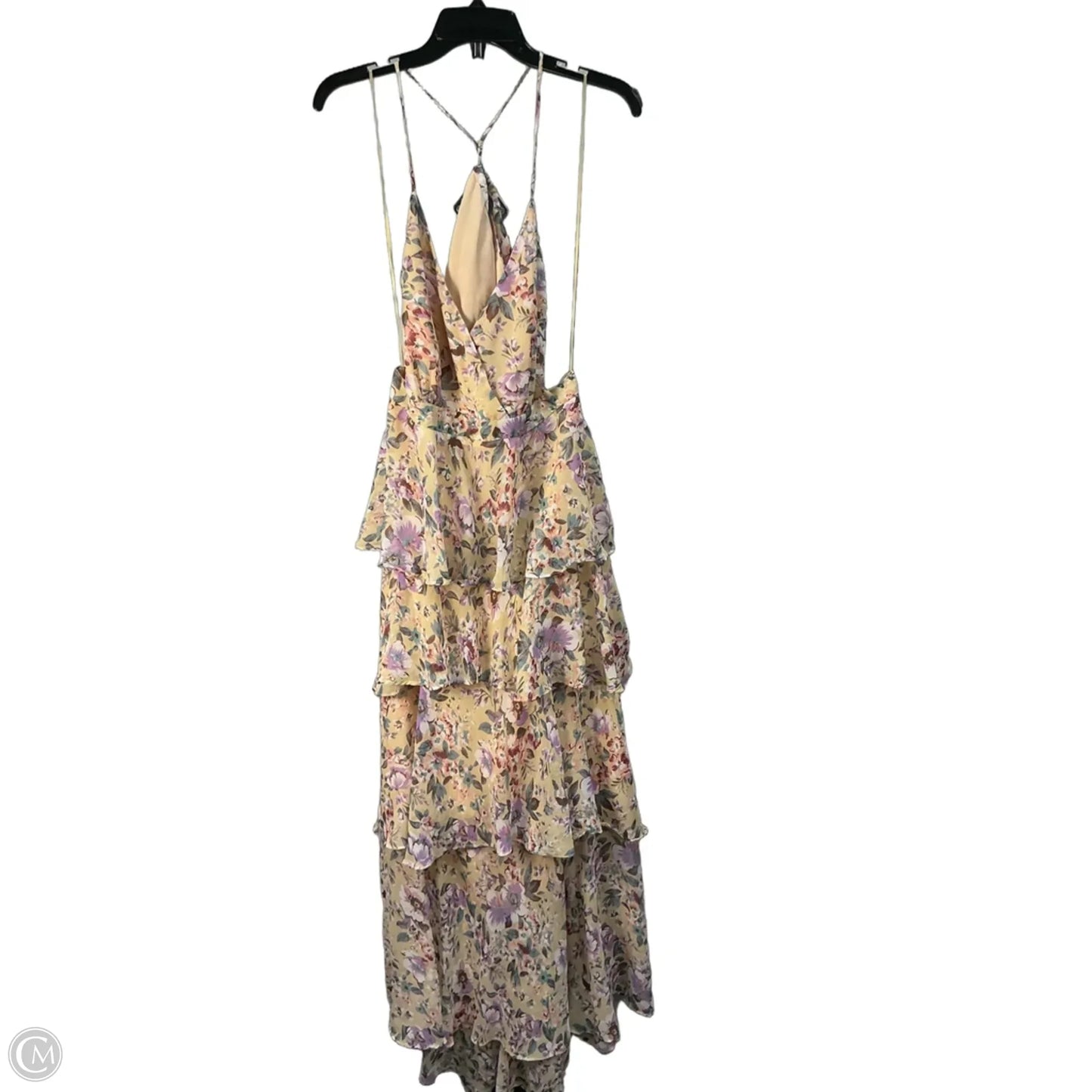 Dress Party Long By Astr In Purple & Tan, Size: L