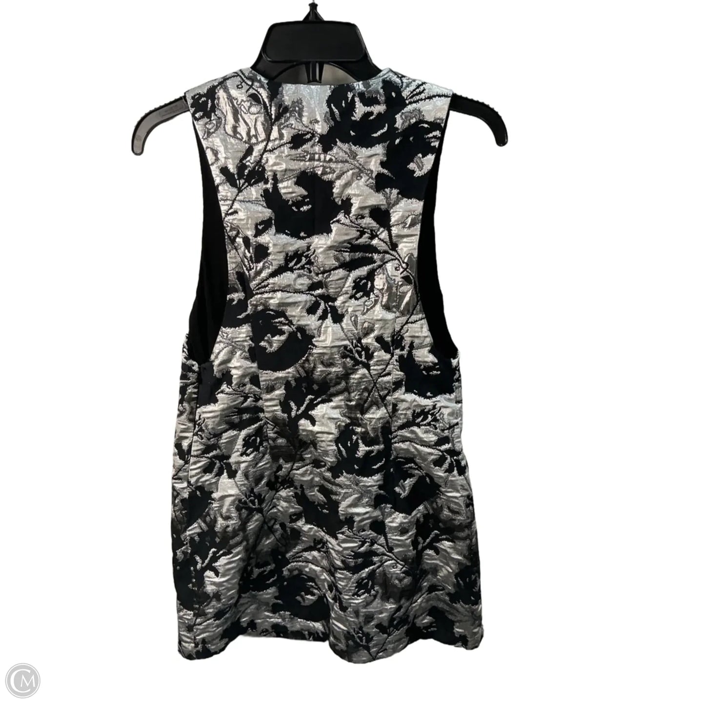 Vest Other By Free People In Black & Silver, Size: Xs