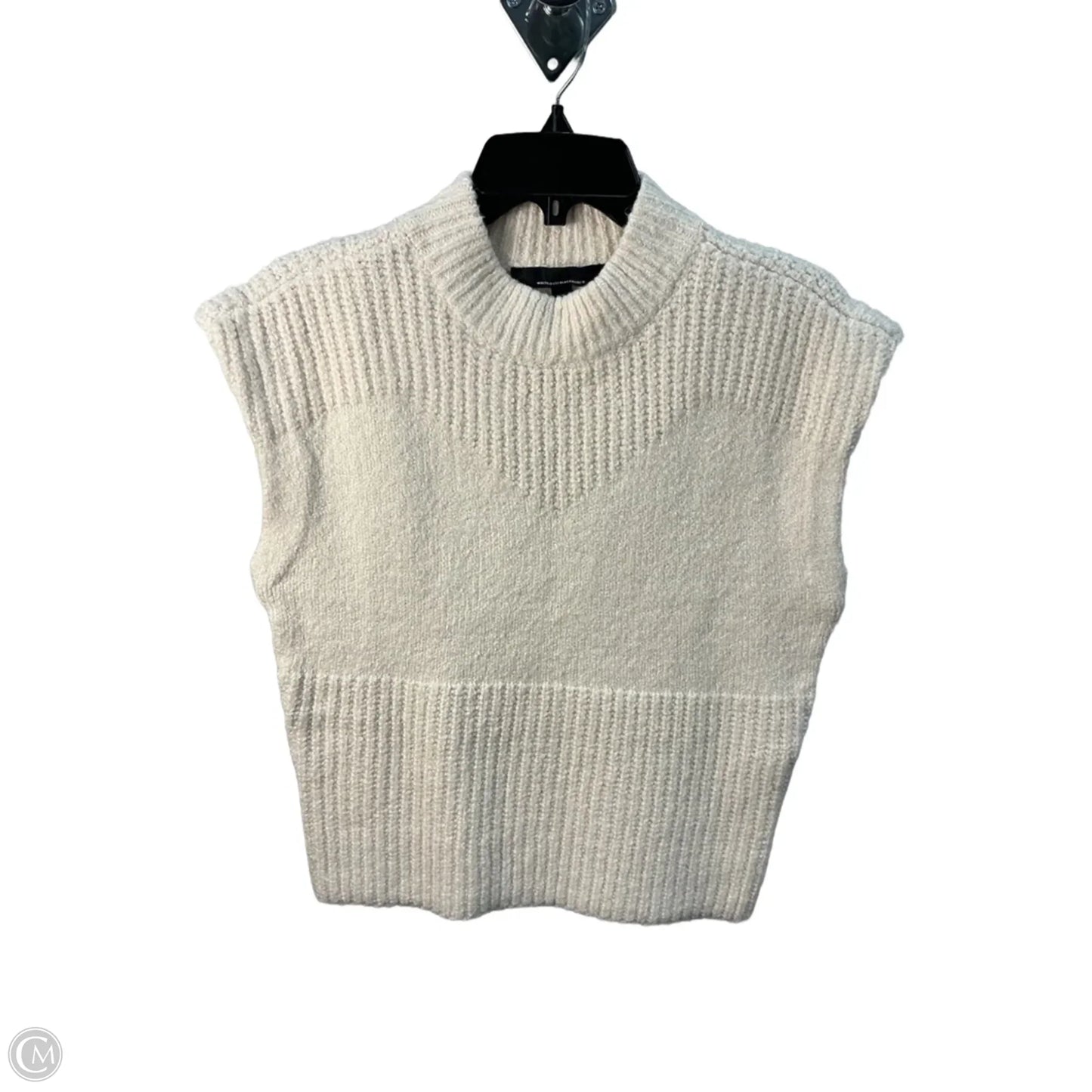 Vest Sweater By White House Black Market In Cream, Size: S
