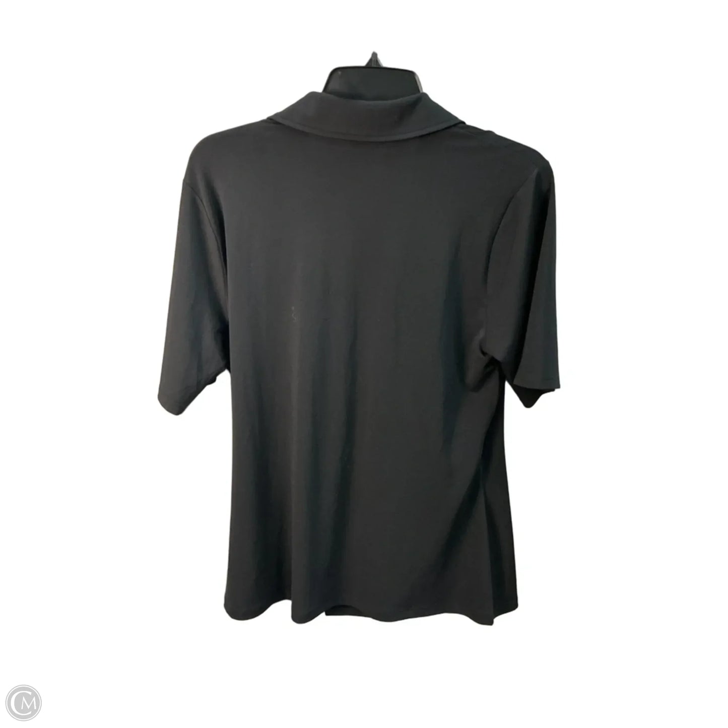 Top Short Sleeve Designer By Michael Kors In Black, Size: L