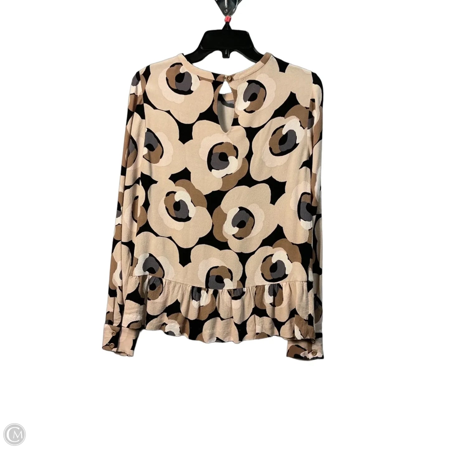 Top Long Sleeve Designer By Kate Spade In Floral Print, Size: S
