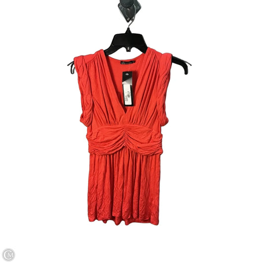 Top Sleeveless By Ella Moss In Coral, Size: M