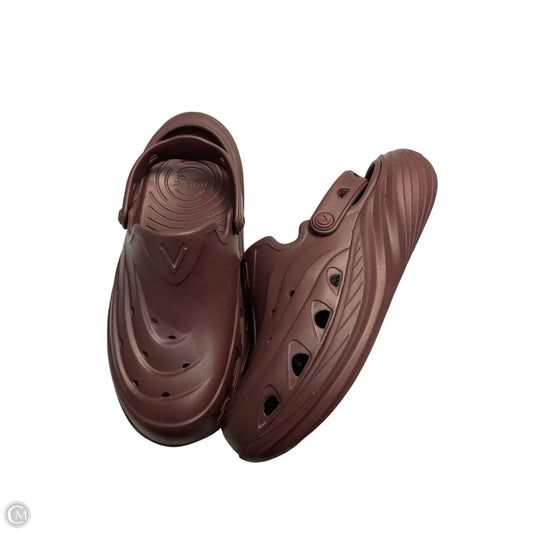 Shoes Flats By Vionic In Maroon, Size: 9