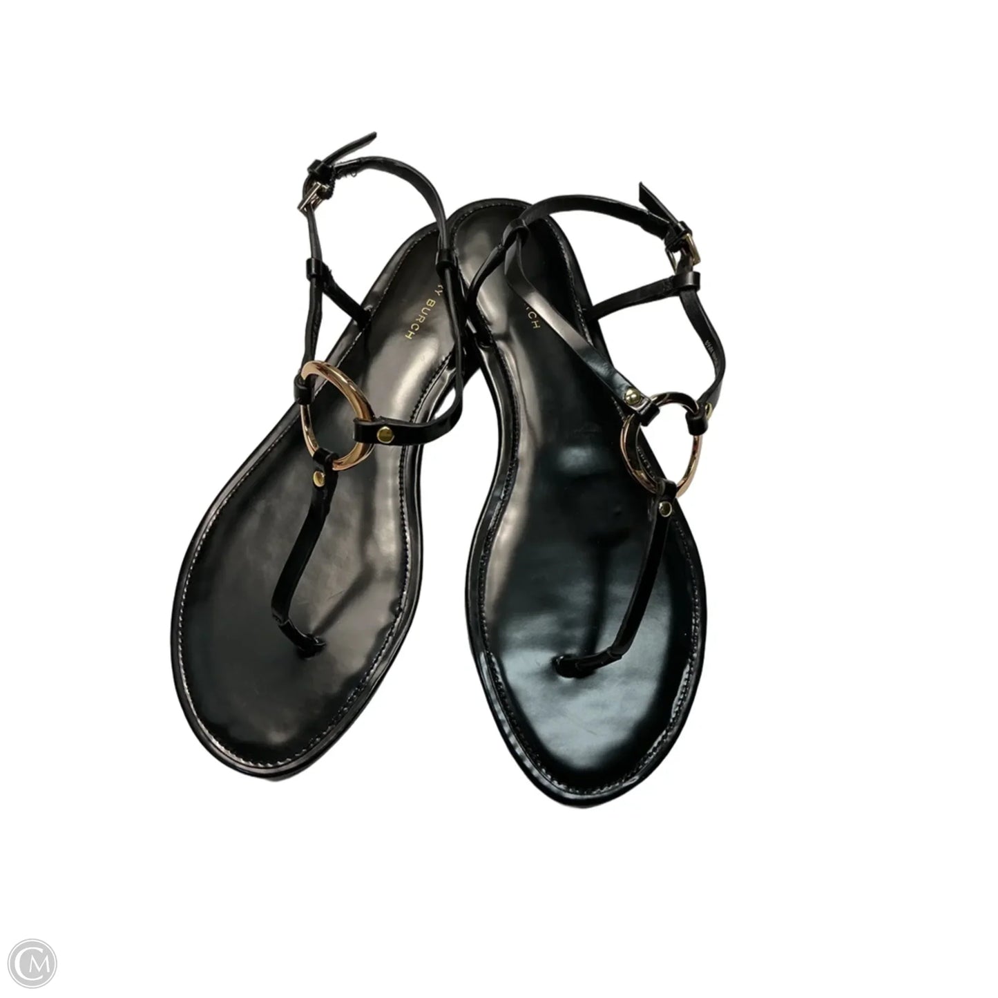 Sandals Designer By Tory Burch In Black, Size: 6.5
