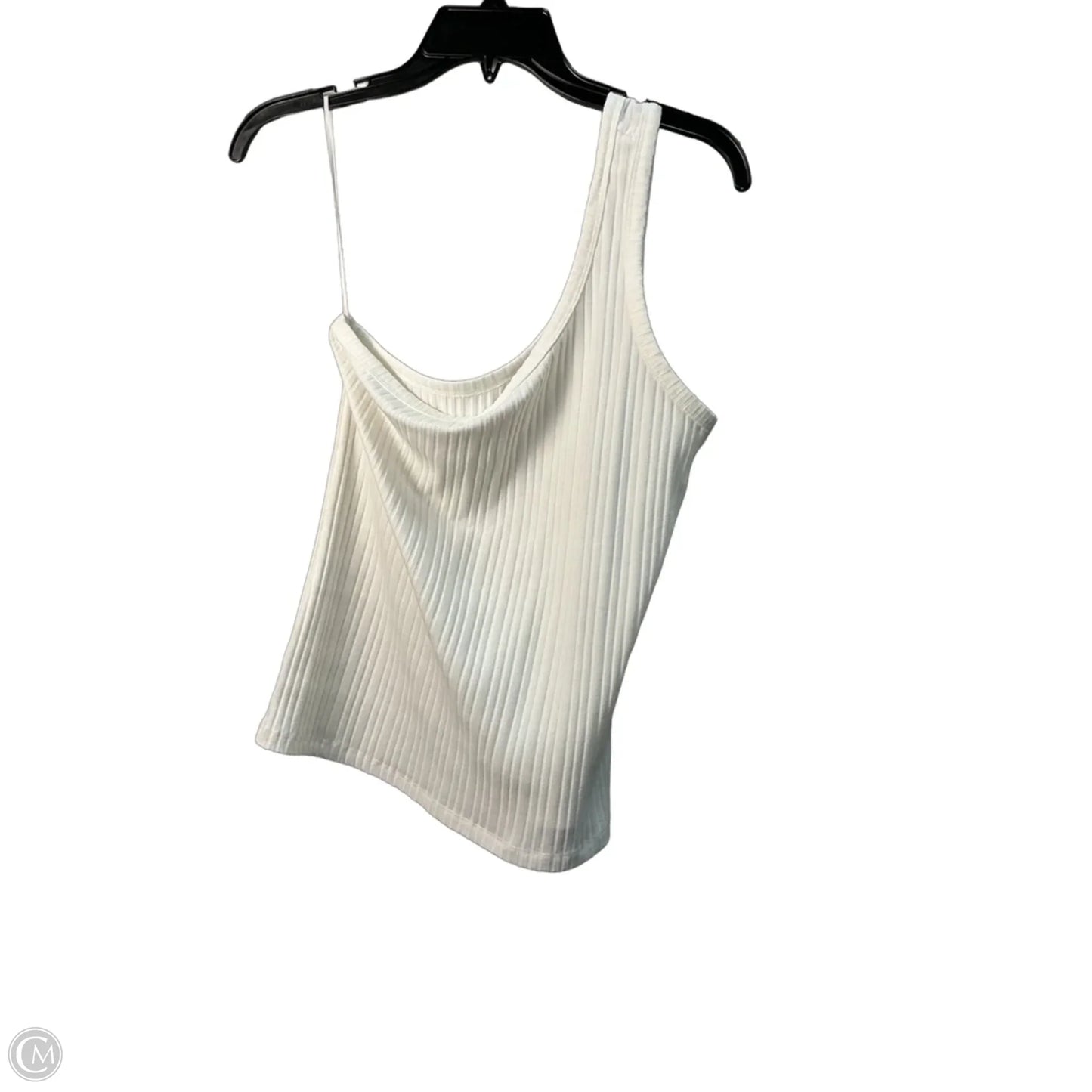 Top Sleeveless By Clothes Mentor In White, Size: M