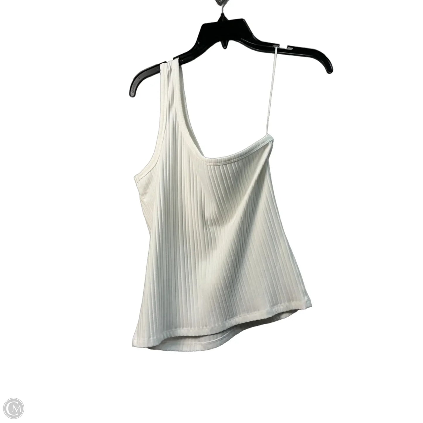 Top Sleeveless By Clothes Mentor In White, Size: M